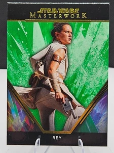 2024 Topps Star Wars Masterwork Green /99 Rey #29  - Picture 1 of 2