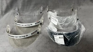 Uvex Racing  helmet face shields. LOT OF 6. New AND USED - Picture 1 of 5