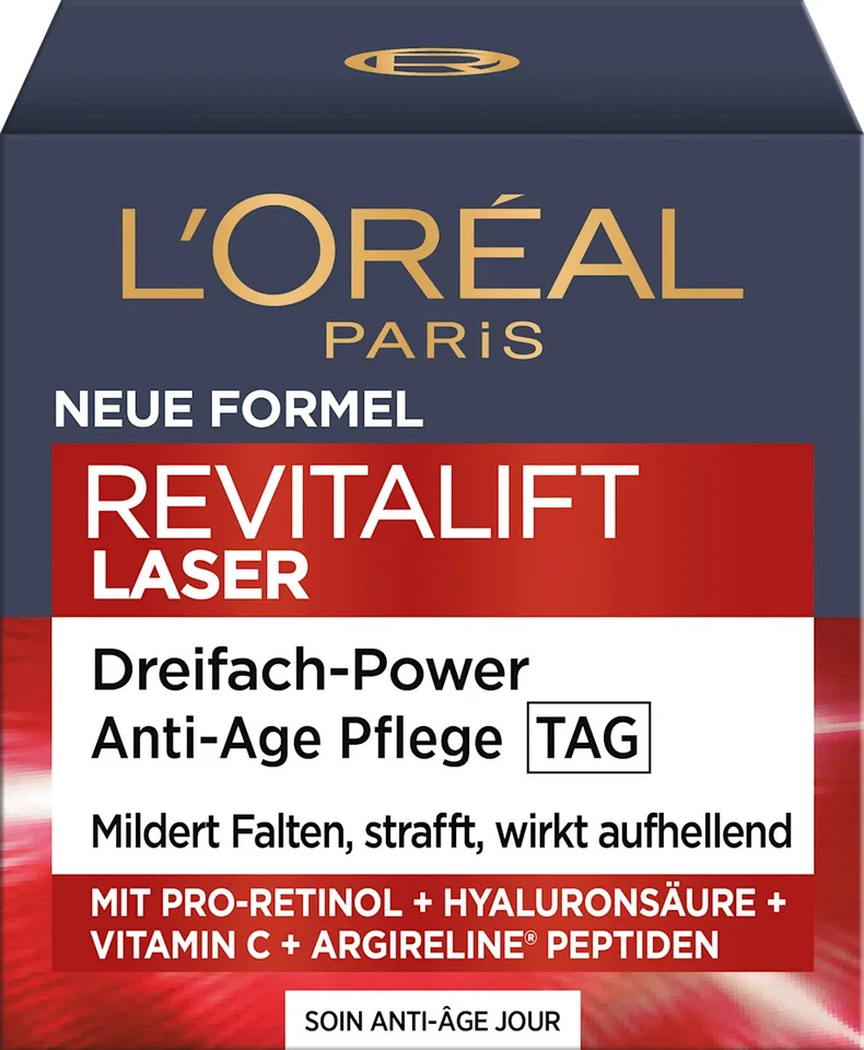 L’Oréal Paris Revitalift Laser X3 Dreifach Anti-Age Pflege Tag 50ml Loreal OVP