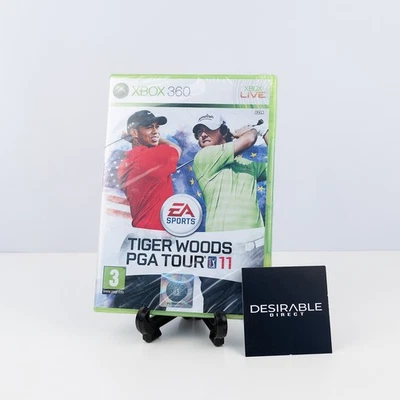 Tiger Woods PGA Tour 11 Xbox 360 Game PAL EA Sports Sealed New PEGI 3 Xbox Live - Image 1 of 4