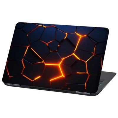 Laptop Folie Aufkleber Sticker 13"-17"Zoll Skin Vinyl Notebook LP67 Broken Steel - Bild 1 von 4