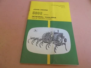 Vintage John Deere 500 E Serie integrierte Werkzeugleiste Bedienungsanleitung - Bild 1 von 6