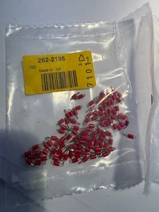 RS PRO 1mm RED  Terminal Post RS Pt 262-2185 (Pack of 100) - Picture 1 of 1
