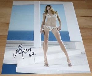 Pretty Alyssa Sutherland Signed 11x14 Vikings Aslaug Project Runway Exact Proof - Picture 1 of 2