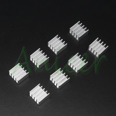 8pcs Aluminium Heatsink For DDR VGA RAM Memory IC Chipset Cooler Cooling New - Image 1 of 4