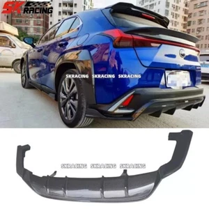 Difusor alerón parachoques trasero fibra carbono real para Lexus UX200 UX250h 19-23 - Imagen 1 de 6