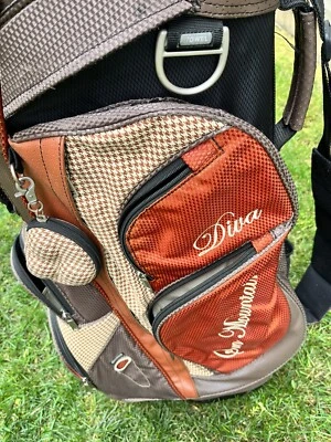 Sun Mountain Diva Ladies Golf Cart Bag Brown Burnt Orange - Image 1 of 4