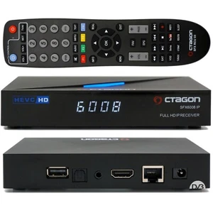 Receptor Smart TV Linux OCTAGON SFX6008 IP HD H.265 HEVC E2 - Imagen 1 de 3