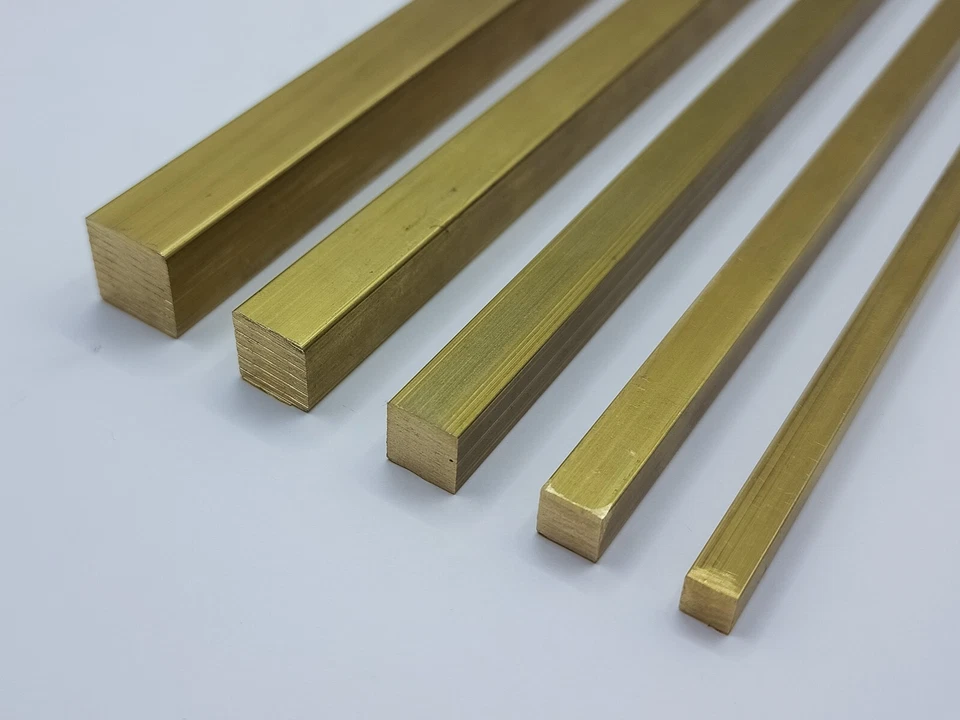 Brass Rod Ms58 Square Profile, CW614N Solid Material Solid Bar, Square Square Square - Image 1 of 1