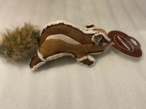 Chipmunk Sherpa Dog Toy Plush Squeaky New Durable Plush - Picture 1 of 4