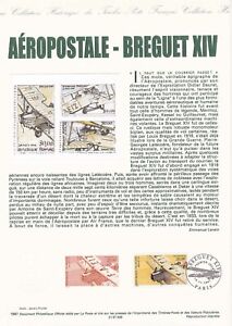 Document Philatélique 1er Jour : 38 1997 - Aéropostale Breguet XIV