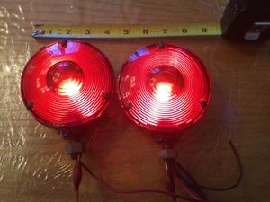 Rear Vehicle Tail Lights Signal-Stat w Red Lenses SAE STI6. - Bild 1 von 10