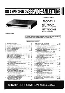 Manual De Servicio Para Sharp ST-7100 - Imagen 1 de 1