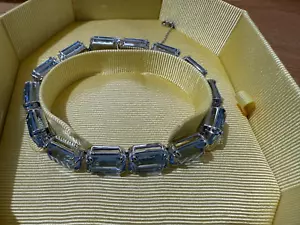 SWAROVSKI MILLENIUA ARMBAND RHODINIERT BLAU ACHTECKSCHLIFF 5614927 NEU - Bild 1 von 2