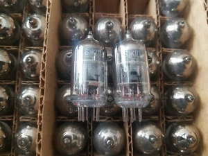  6ZH1P-EV \ 6J1P-EV Valve Tube = EF95 6F32 Matched Pair NOS 1986s UdSSR 2pcs+ - Bild 1 von 5