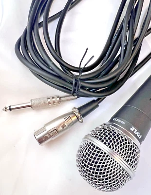 Pyle PDMIC59 Professional Dynamic Microphone, Unidirectional Handheld, OPEN BOX - Image 1 of 4