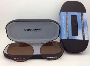 Gafas de sol/anteojos polarizados ámbar COCOONS sobre Rx con clip OVL 1-50 bronce - Imagen 1 de 8