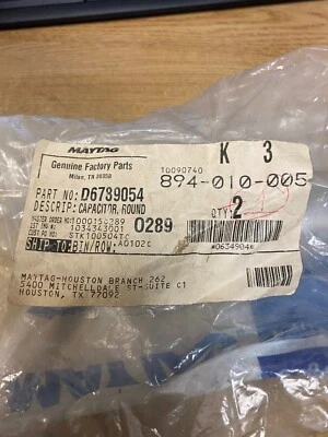 Condensador de CA Maytag Amana D6789054 AP4130031 PS2117229 Foto 1 de 4