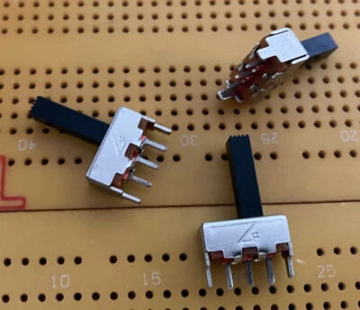 SPDT On-On PCB Slide Switch 12mm Long 3mm Actuator Miniature C&K SS Multi Qty - Image 1 of 3