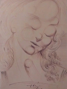 SALVADOR DALÍ "MADONNA SUAVE" - LITOGRAFÍA SOBRE PAPEL, LTD. EDICIÓN, CERTIFICADO DE AUTENTICIDAD - Imagen 1 de 4