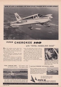 Cherokee 140 1964 avión anuncio 9/7/2023e - Imagen 1 de 1