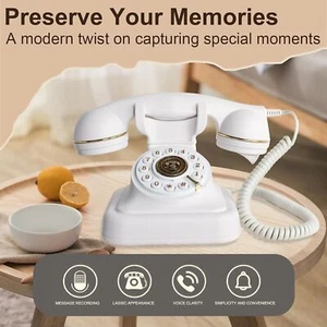 Audio Guest Book Telephone Record Customized Voice Message for Party Wedding-US - Imagen 1 de 10
