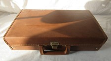 Vintage Brown Cassette Storage Case Holds 24 Tapes