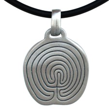 Chakravyuha Riddle Meis Galicia Classical Labyrinth Maze Puzzle Pewter Pendant