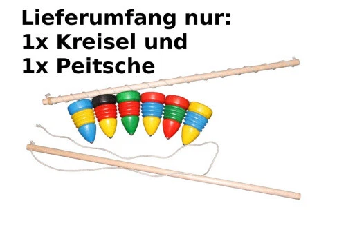Ebert Peitschenkreisel, dreifarbig - Bild 1 von 1