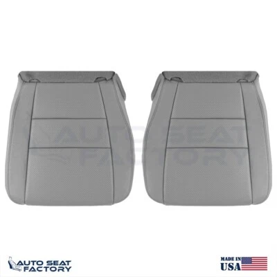 Fundas de asiento de vinilo gris perforadas inferiores delanteras Honda Ridgeline 2007-2014 Foto 1 de 4