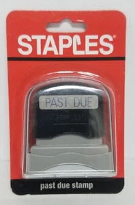 Staples Past Due Stamp - Picture 1 of 2