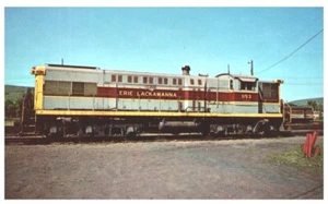 ERIE LACKAWANNA 1153 IN JUNE 1971.VTG RAILROAD POSTCARD*C9 - Picture 1 of 2