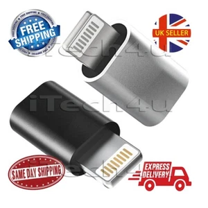 USB Type C Female To iPhone 8 Pin Male Adapter Converter For iPhone iPad iPod UK - Picture 1 of 8