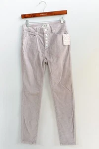 Pantaloni We theFree People Sun Chaser in velluto a coste smerigliato lilla nuovi con etichetta taglia 25 - Foto 1 di 10