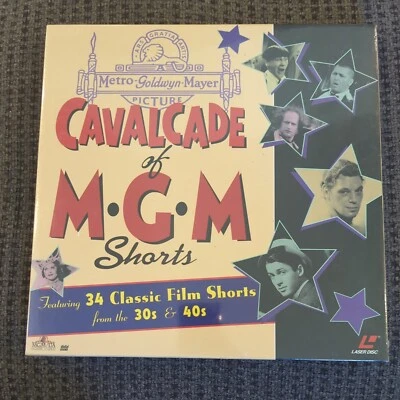 CAVALCADE OF MGM SHORTS 4 laserdisc box set. New. Sealed - Image 1 of 2