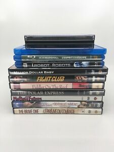 Action Thriller DVD Blu-Ray Bundle #8 Lot of 11 Hanks Carrey Smith McConaughey 