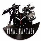 Final Fantasy Vinyl Record Wall Clock Art Original Gift Handmade 12'' 103