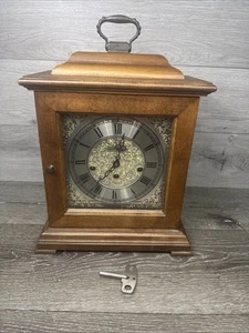SETH THOMAS Walnut Mantel Clock, Westminster Chime- A401-003 Made in German - Picture 1 of 11