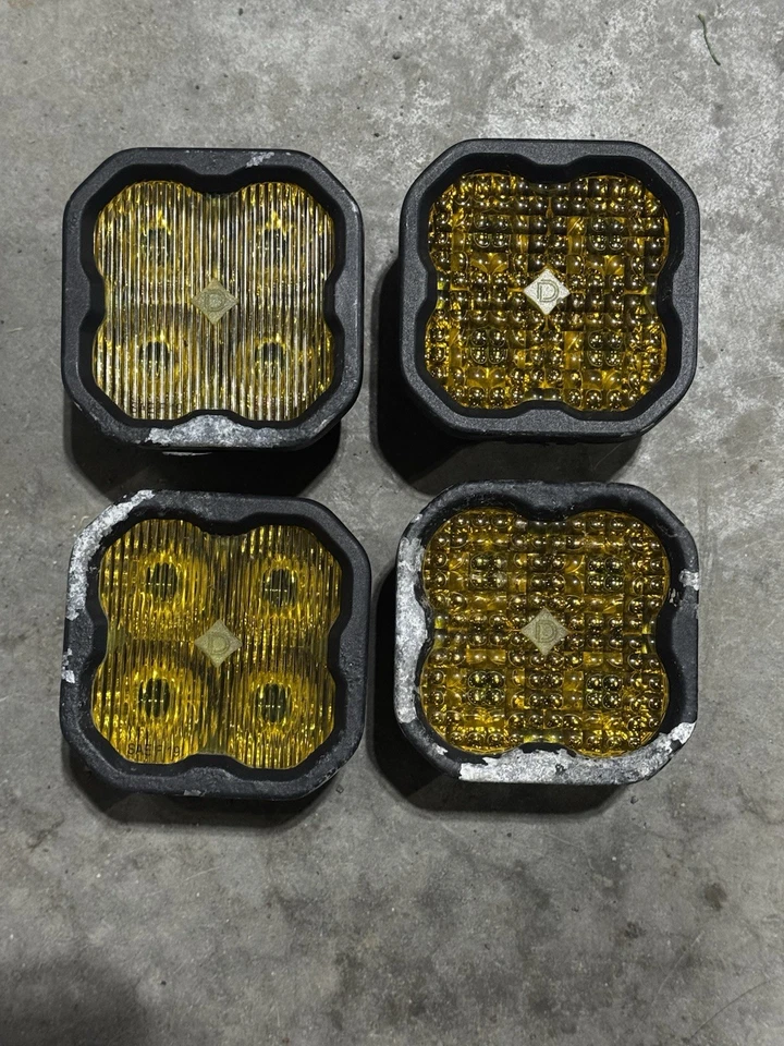 Diode Dynamics SS3 Sport - amarillo SAE niebla + inundación: 2 pares en total Foto 1 de 4