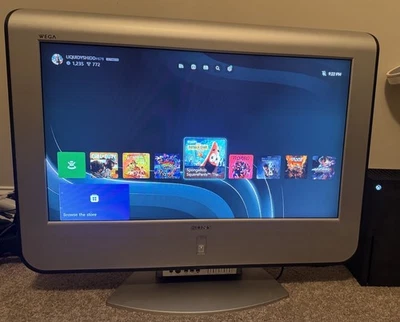 Sony Wega 32" LCD Retro Gaming Flat Panel Widescreen TV KLV-32M1 (No Remote) - Image 1 of 4