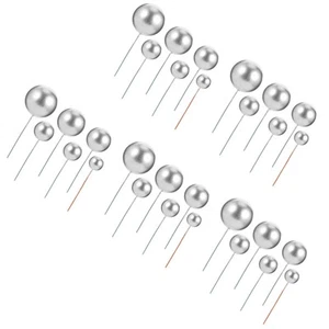 30 Piezas Plugin Decoración para Hornear Bolas para Pasteles Postre Toppers para Decoración - Imagen 1 de 12