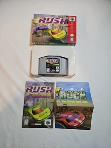 San Francisco Rush Extreme Racing Nintendo 64 N64 - Cib completo con póster - Imagen 1 de 12