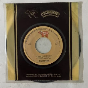 THE BEE GEES - EL AMOR ES LO CORRECTO - 1976 MEXICAN 7" SINGLE CS, POP - Picture 1 of 4