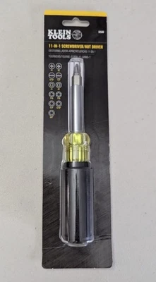 Klein Tools 32500 Juego de destornilladores/tuercas 11 en 1, 8 bits 3 tamaños de destornillador de tuercas Foto 1 de 2