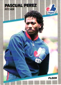 1989 Fleer - Pascual Perez #390 - Picture 1 of 2