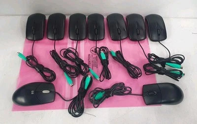 9x Job Lot Acer (M-S0004-0)x 7, HP (M-S69)x 1, WYSE (M042KCA)x 1 PS2 Mouse + VAT - Image 1 of 4
