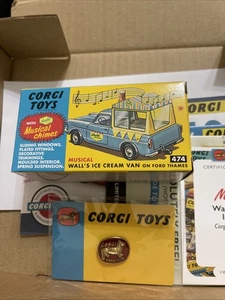 Corgi toys musical Ice cream Van with chimes on Ford thames 1960's die cast toy - Picture 1 of 1