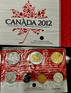 2012 Canada Uncirculated 7 Coins Set Original Mint Pack Limited Numbered Edition - Picture 1 of 7