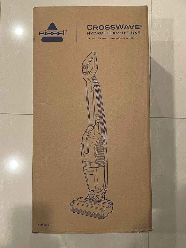 Bissell Crosswave Hydrosteam Deluxe All-in-one Multi-Surface Cleaner Model 3515G