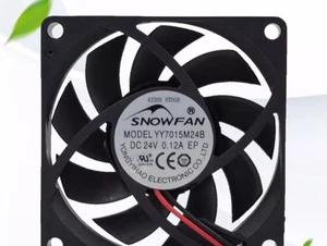 SNOWFAN YY7015M24B DC24V 0,12A 7CM 7015 Ventola di raffreddamento a 2 fili - Foto 1 di 1